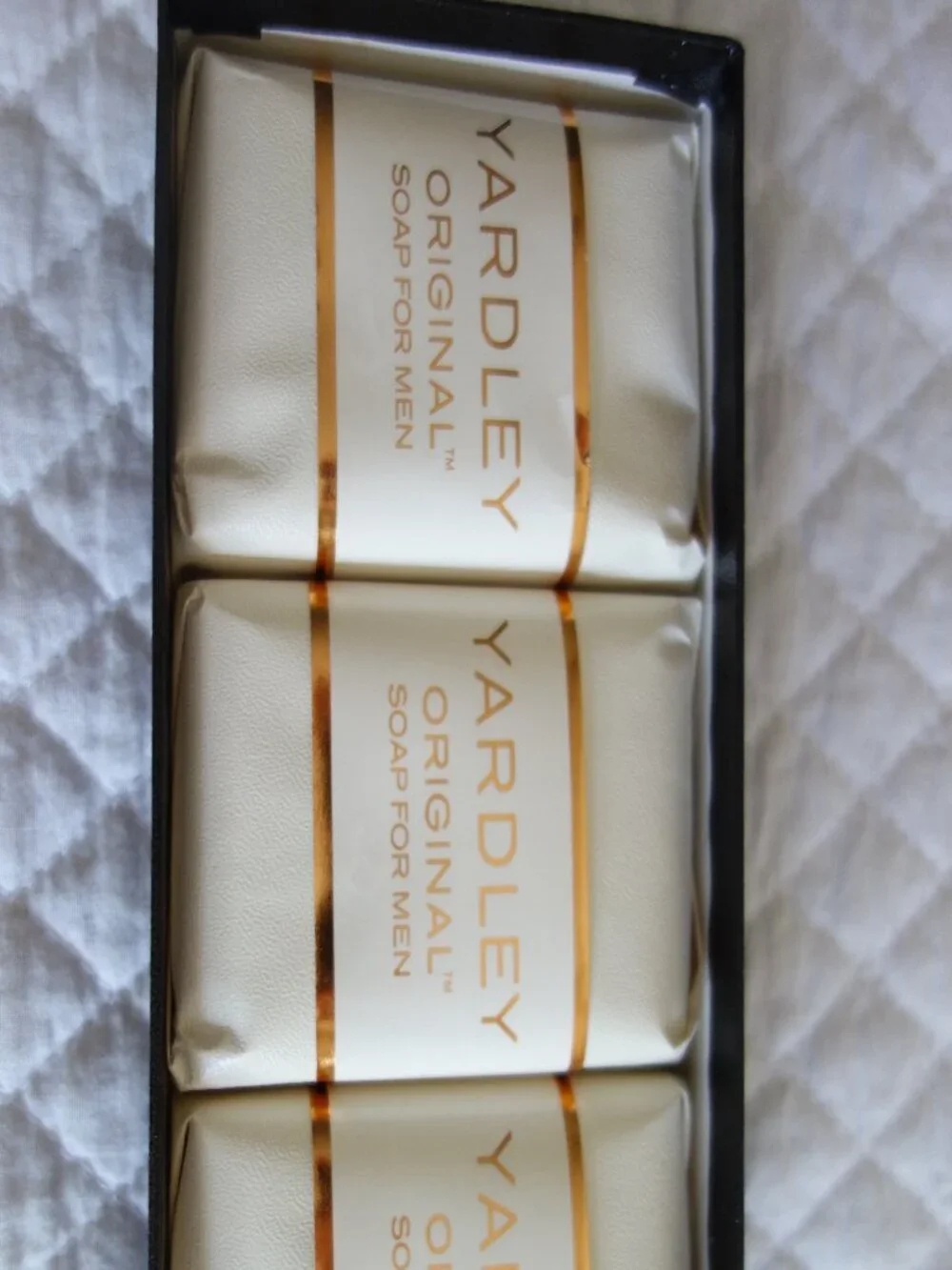 New Vntg 1970 YARDLEY OF LONDON Original Soap for Men – 3 cakes in box